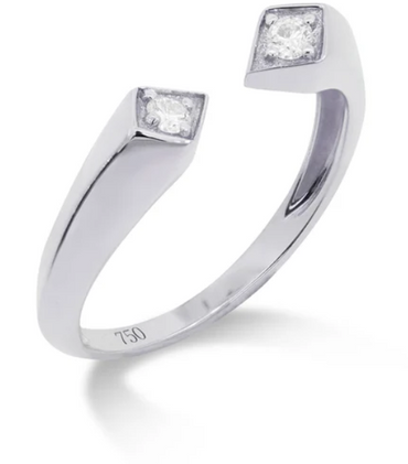 Rockstar : Synth Ring (925 Silver, Diamonds)