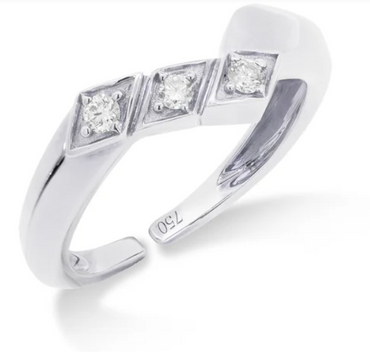 Rockstar : Lightning Ring (925 Silver, Diamonds)