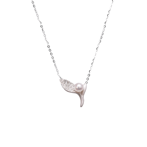 Ocean Kelp Necklace<br> (Full Diamond, 18K Solid Gold)