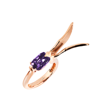 Lover Hope Ring<br> (No Diamonds, 18K Solid Gold)