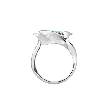 Lover Grace Ring<br> (Semi-Diamond, 9K Solid Gold)