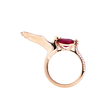 Lover Hope Ring <br>(Full Diamond, 18K Solid Gold)