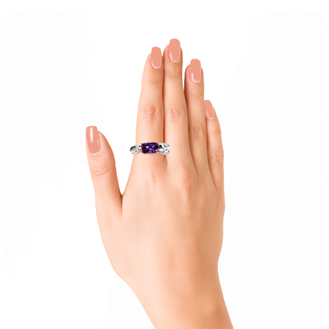 Lover Peace Ring<br> (No Diamonds, 9K Solid Gold)