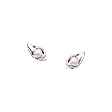 Ocean Shell Studs<br> (No Diamonds, 18K Solid Gold)