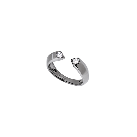 Rockstar Bass Unisex Ring (Semi-Diamond, 9K Solid Gold)